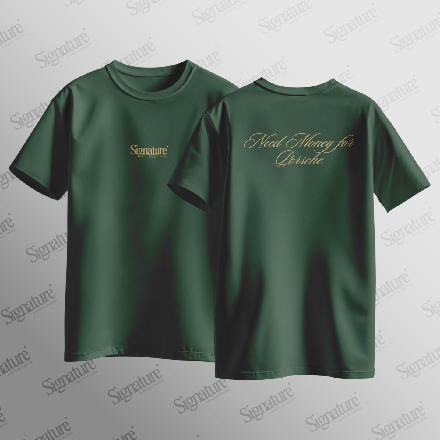 Camiseta "Need money for Porsche"