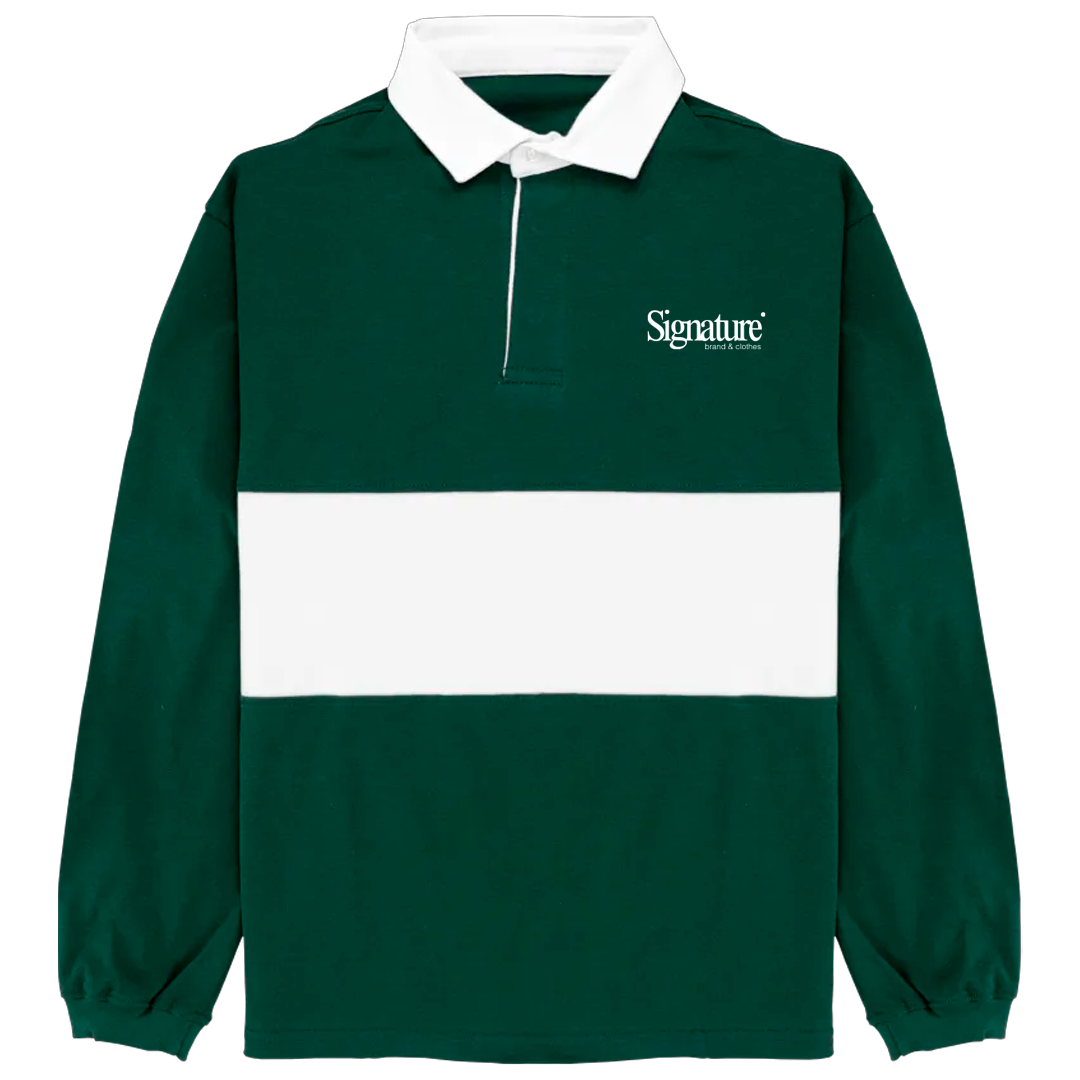 Polo con raya "Signature"