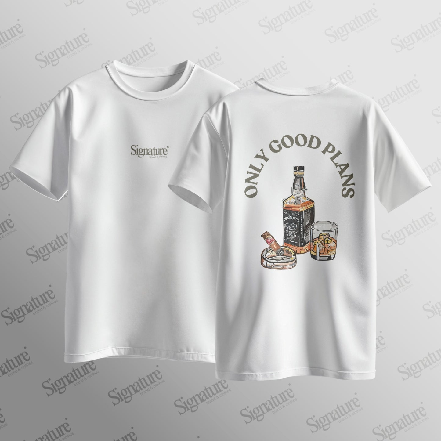 Camiseta "Only good plans"