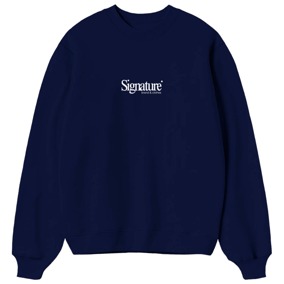 Sudadera sin capucha "Signature"