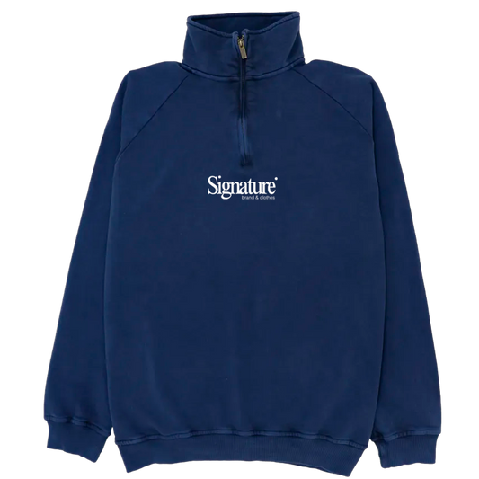 Sudadera de media cremallera "Signature"