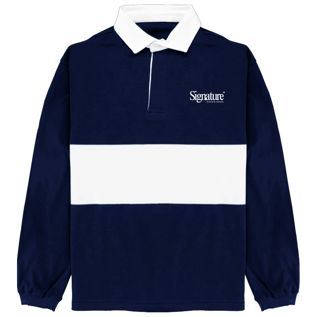 Polo con raya "Signature"