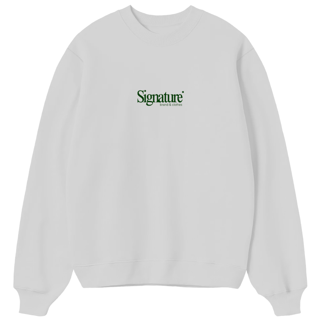 Sudadera sin capucha "Signature"