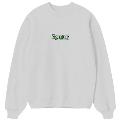 Sudadera sin capucha "Signature"