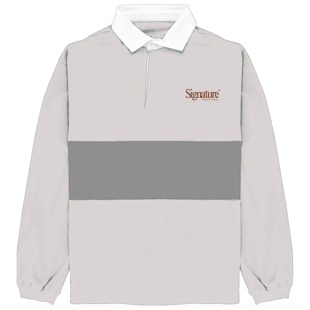 Polo con raya "Signature"