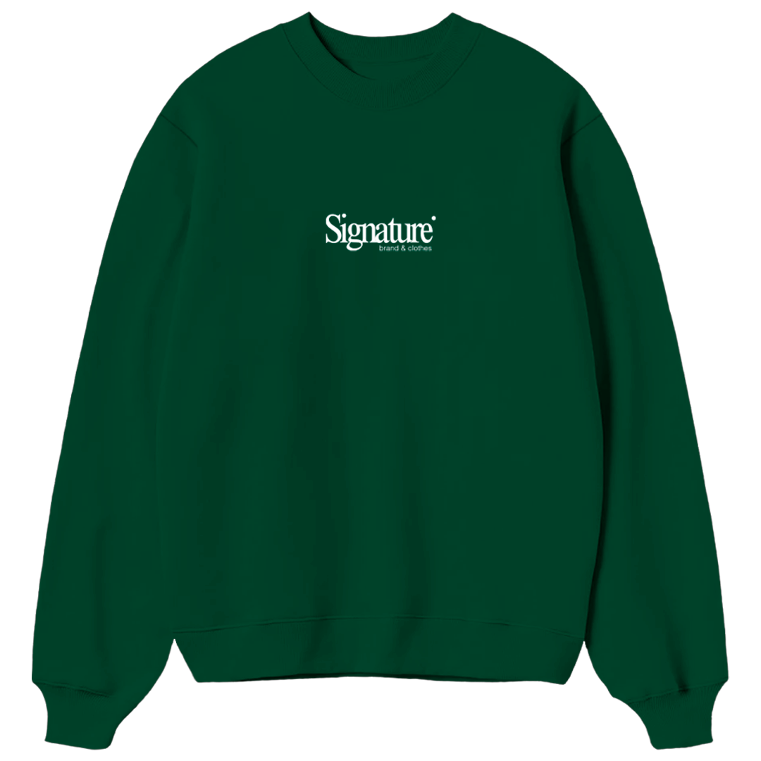 Sudadera sin capucha "Signature"