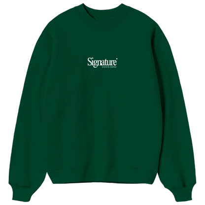 Sudadera sin capucha "Signature"