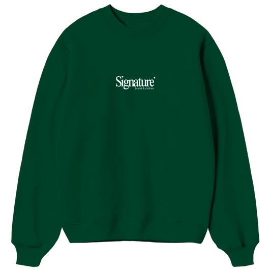 Sudadera sin capucha "Signature"